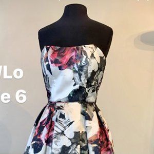 Hi Low Floral gown